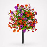 Blomora – Artificial Flower Stake Bouquet for Garden & Porch