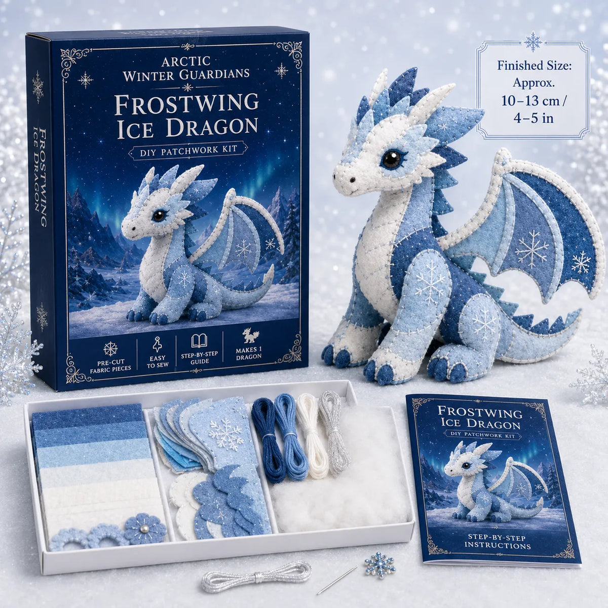 Stitchling – Winter Guardian DIY Felt Sewing Kit for Beginners