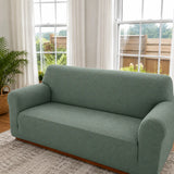 Covella – Stretch Jacquard polyester Sofa Cover with Anti-Slip Foam Rods