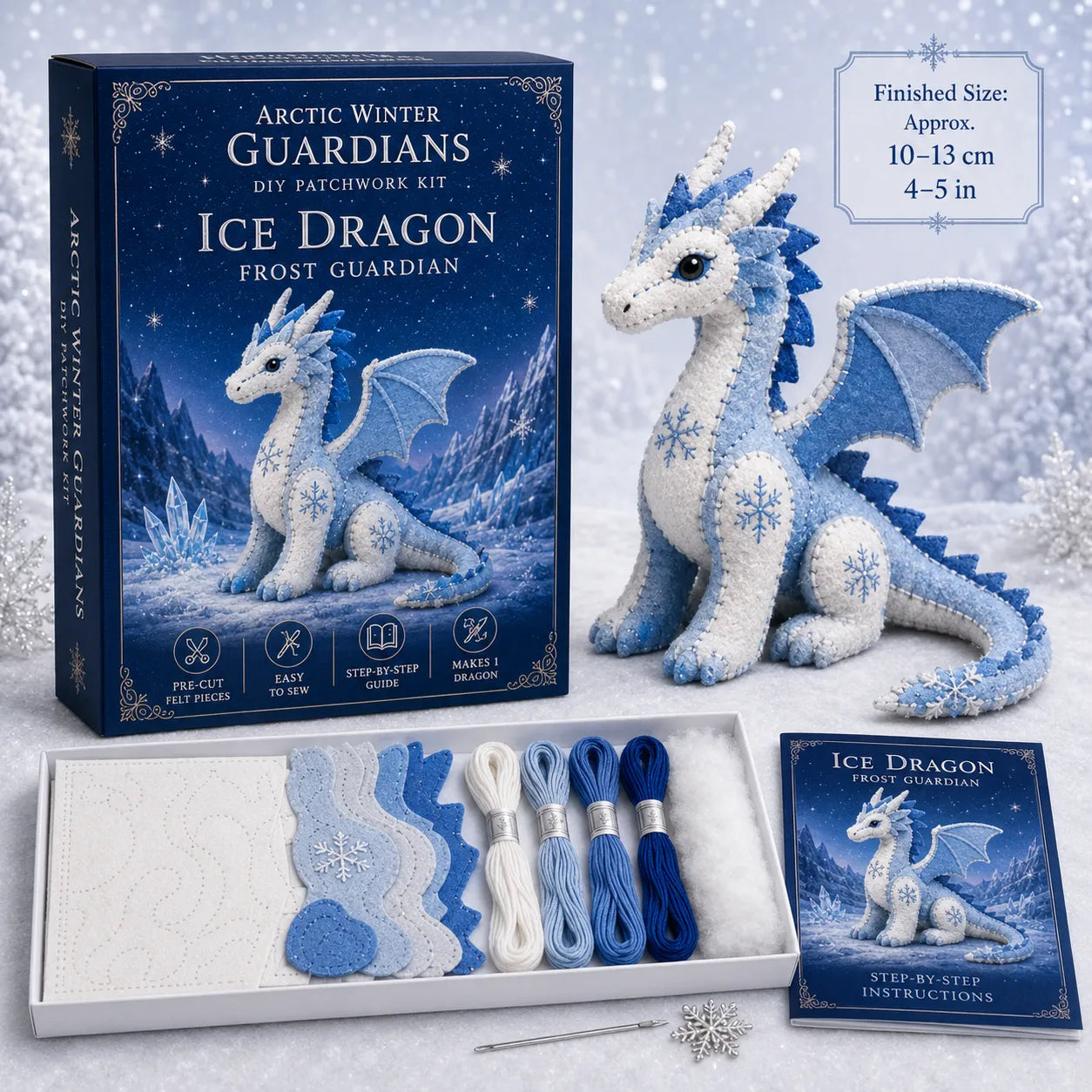 Stitchling – Winter Guardian DIY Felt Sewing Kit for Beginners