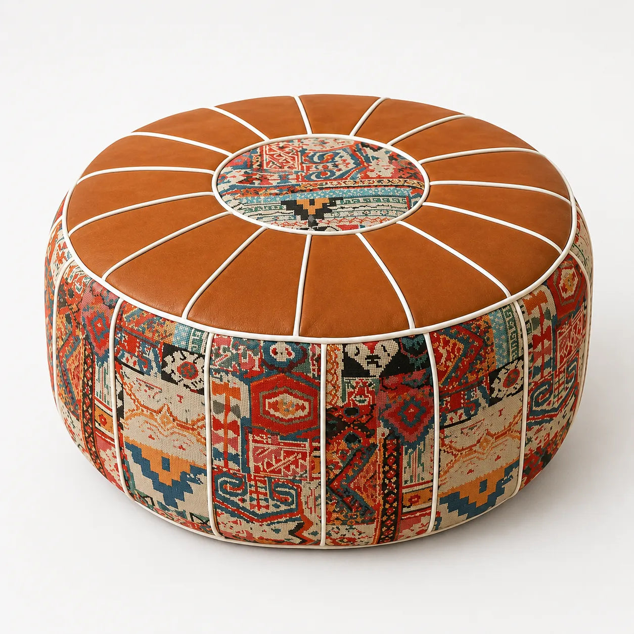 Marokka – Bohemian Storage Ottoman Pouf with Hidden Compartment
