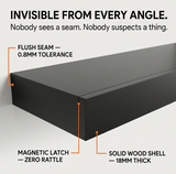 Vaultedge – Floating Wall Shelf with Hidden Compartment