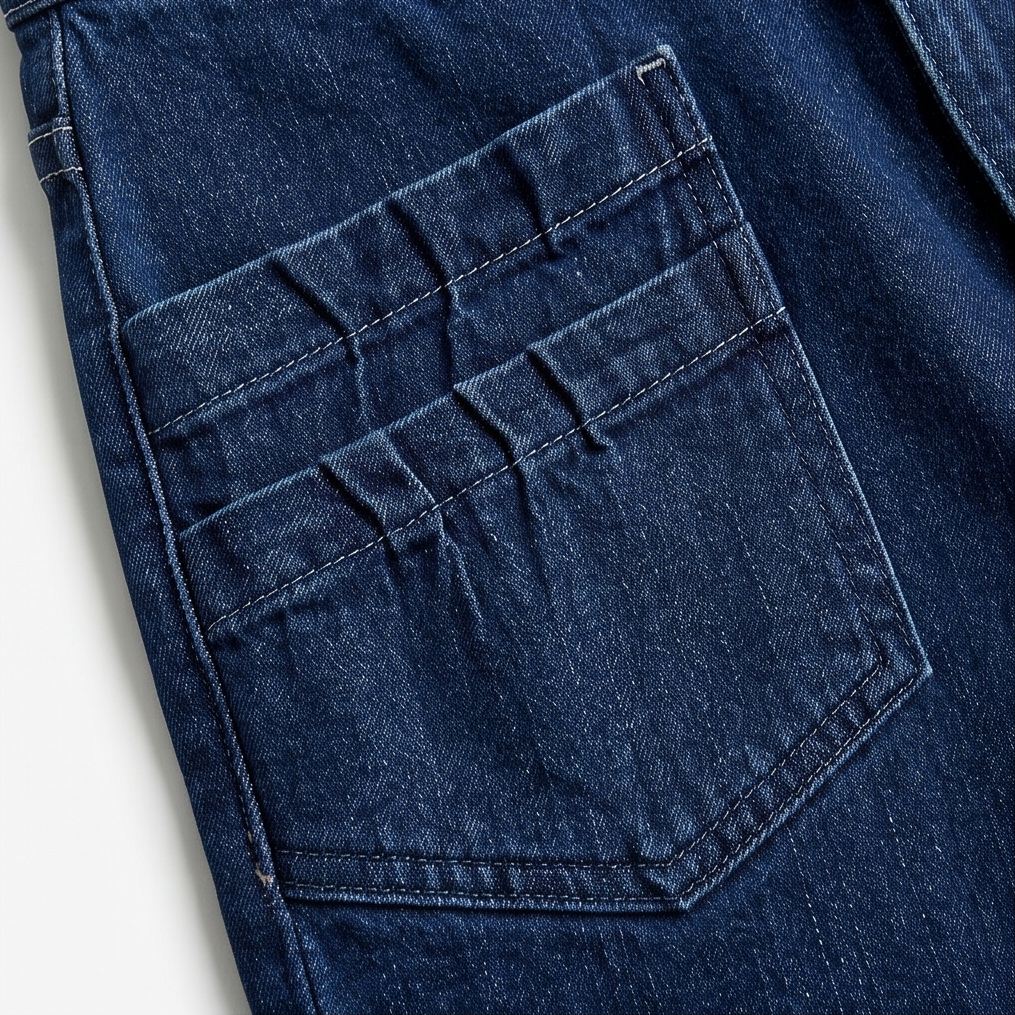 Vellora – Women's Patch-Pocket Wide-Leg Jeans