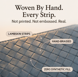 Veloura – Handwoven Lambskin Card Wallet