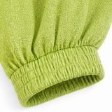 Veluna – Women's Linen Two-Piece Set with Gold Zip