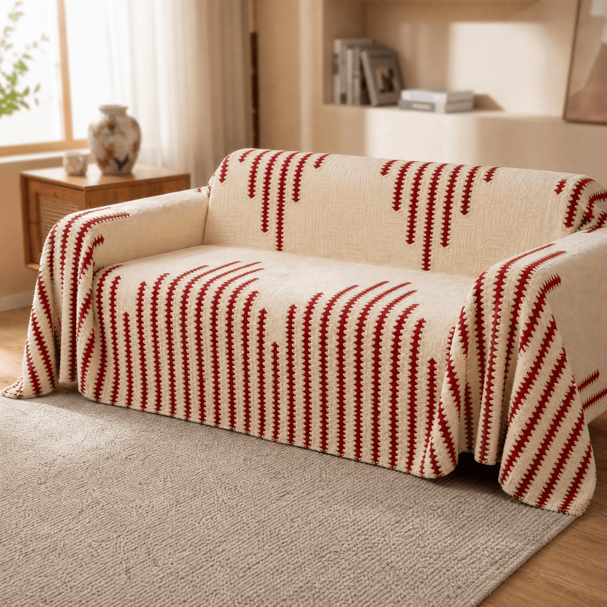 Velura - Non-Slip Plush Couch Cover