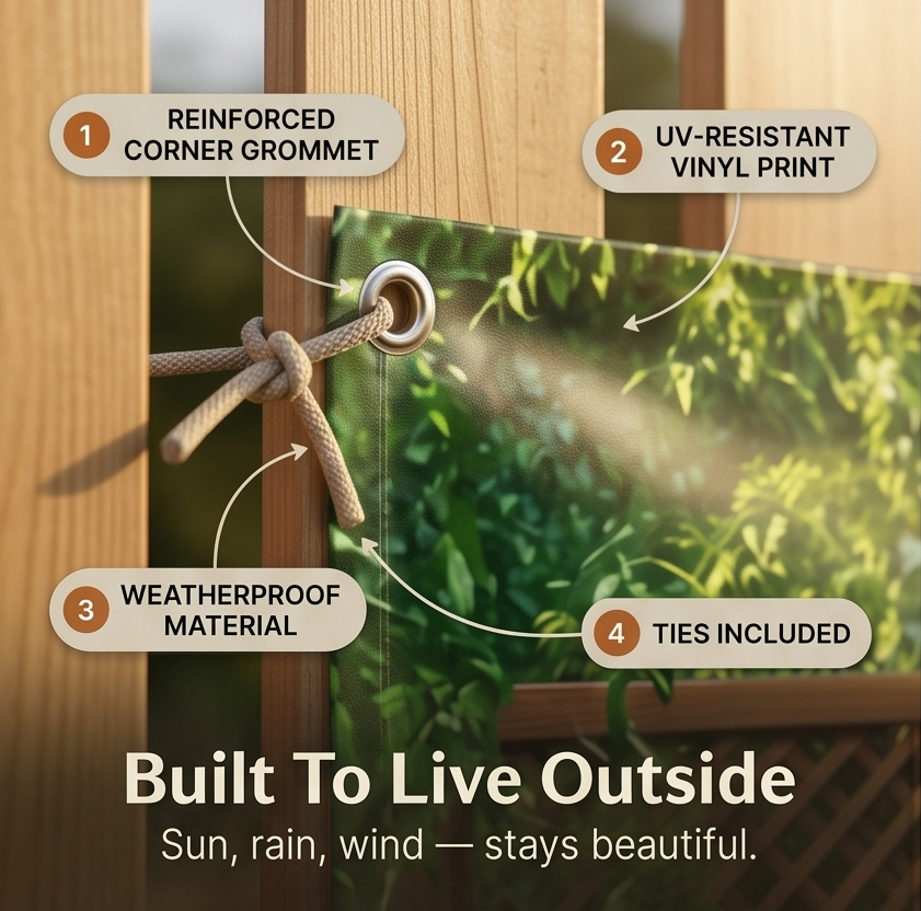 Verdara – Garden Backdrop Banner