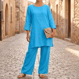 Vivara – Flowy High Low Tunic Set