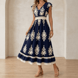 Vivara – Women's Baroque Print Maxi Dress