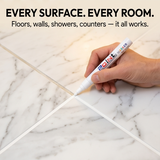 GroutGlo – Waterproof Grout Pen for Bright White Tile
