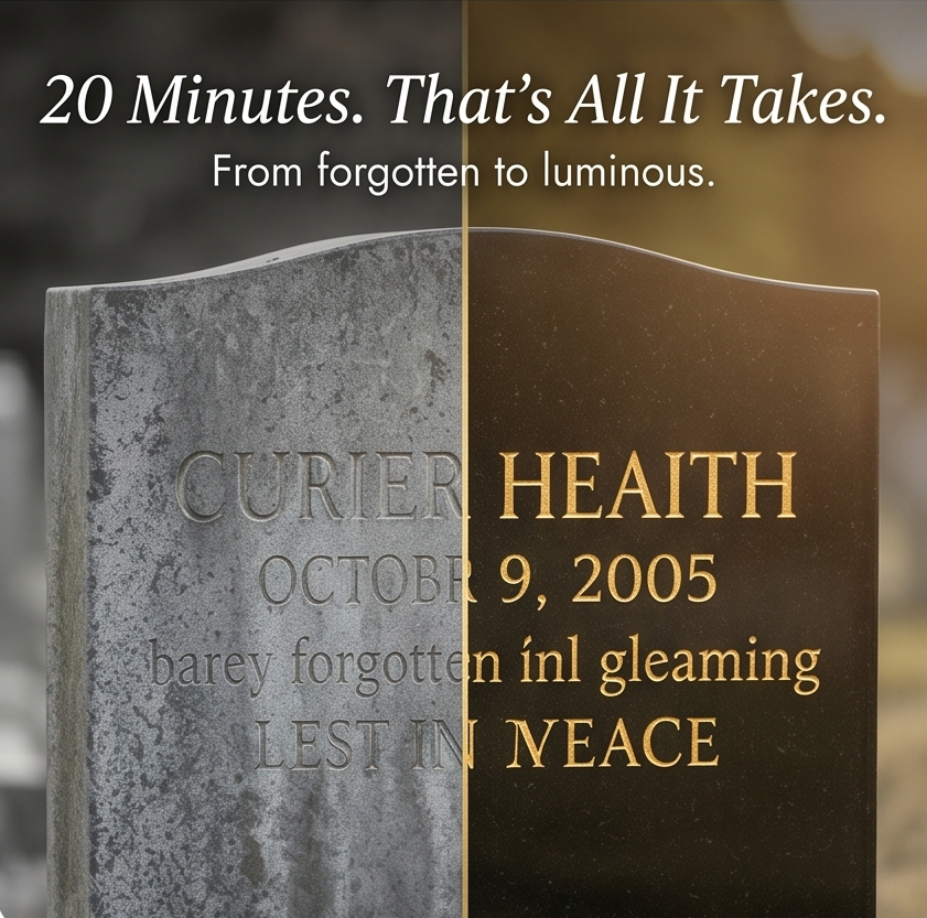 StoneTouch – Weatherproof Gold Marker for Headstones