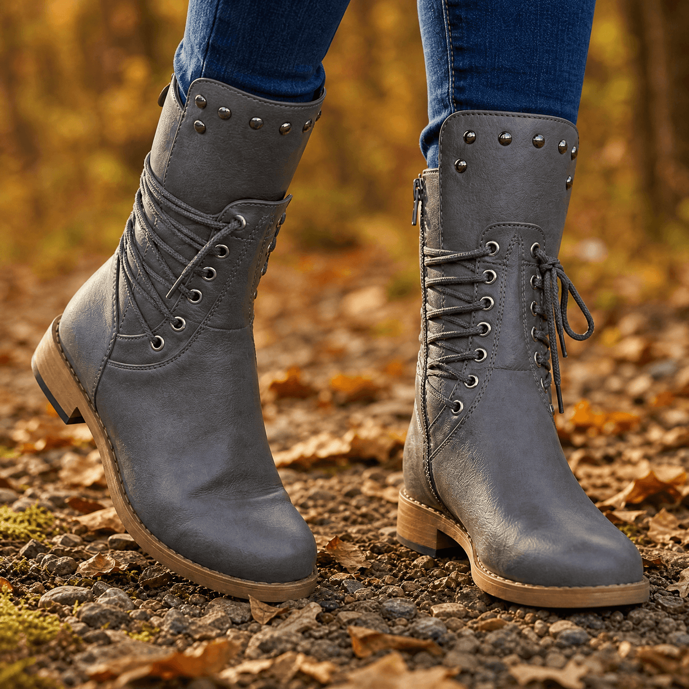 Westlyn – Women's Wool Lined Lace Up Ankle Boots
