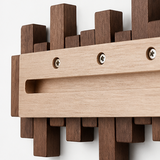 Wovenhall – Sculptural Wood Wall Coat Rack