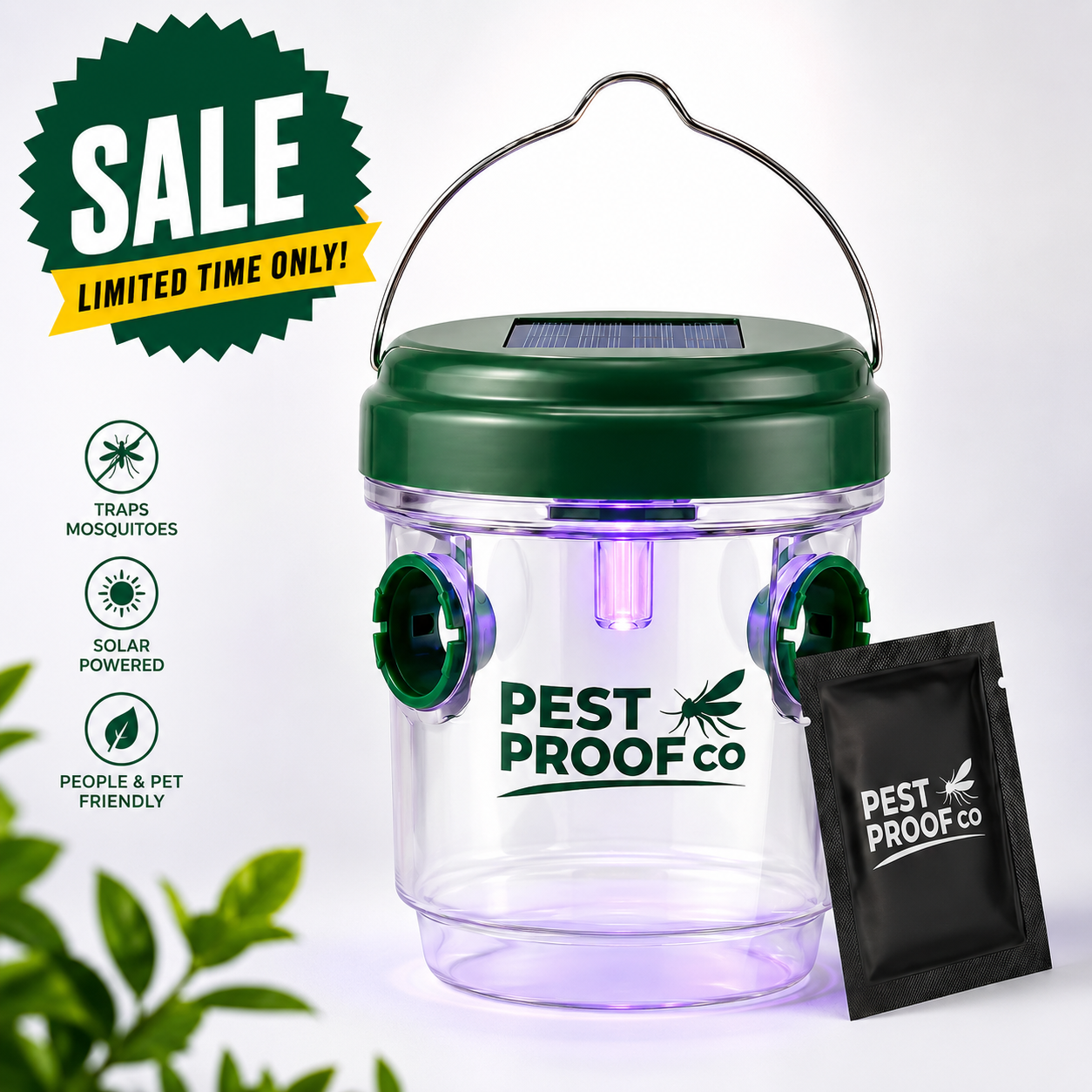 BiteShield mosquito trap with BioLure offer