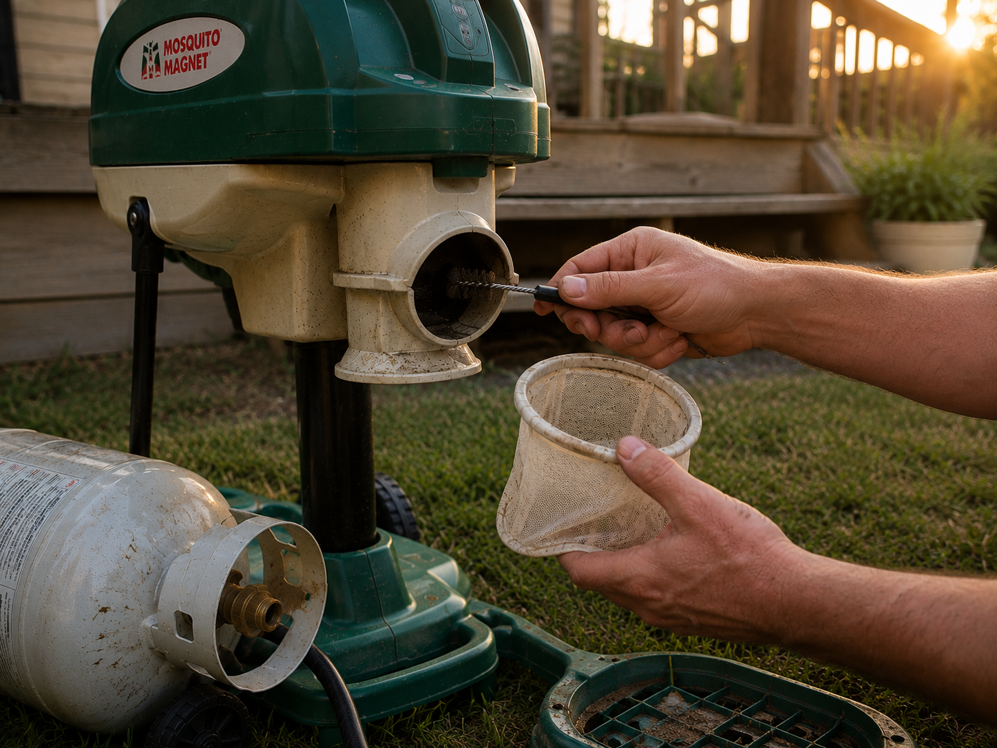Cleaning and maintaining a Mosquito Magnet