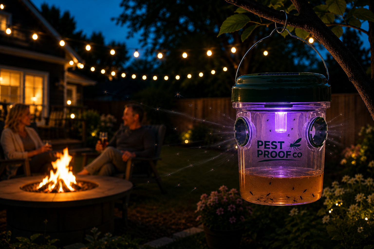 BiteShield attracting mosquitoes from across the yard